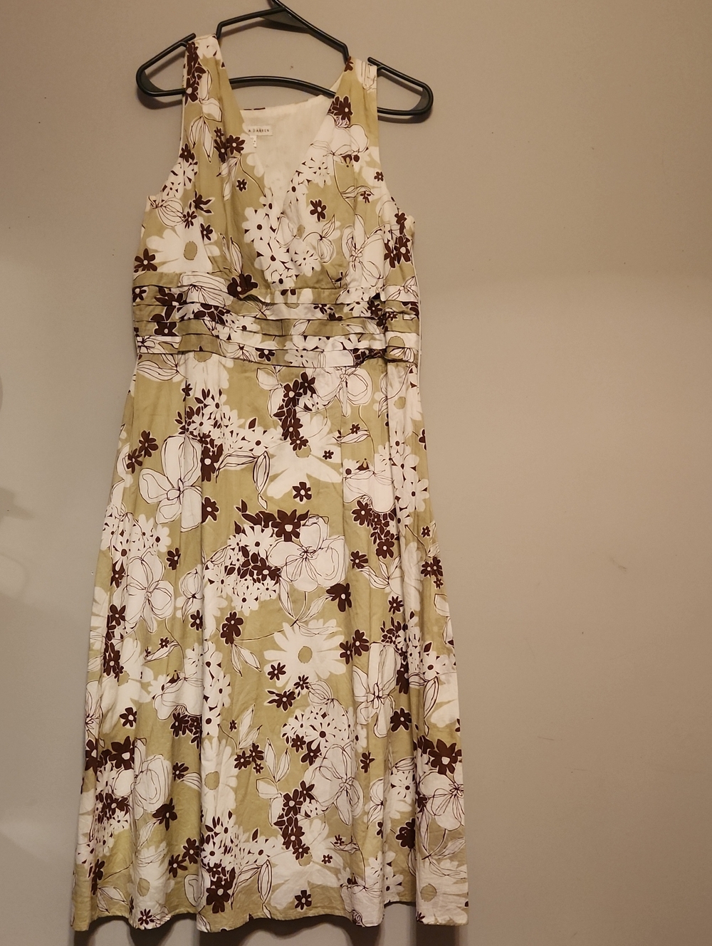Floral , Below Knee Dress